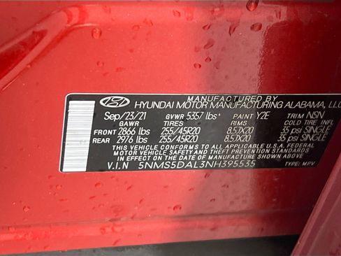 Used 2022 Hyundai Santa Fe Calligraphy image 33