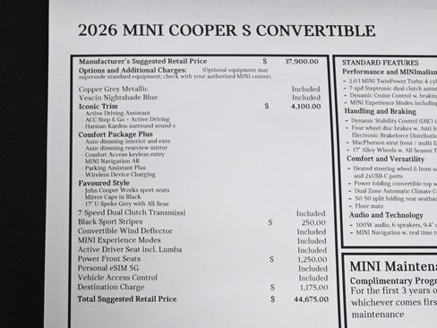 New 2026 MINI Cooper S image 32