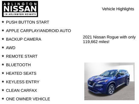 Used 2021 Nissan Rogue SV w/ Premium Package AWD/4WD image 7