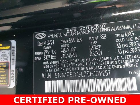 Used 2025 Hyundai Santa Fe Calligraphy AWD/4WD image 44