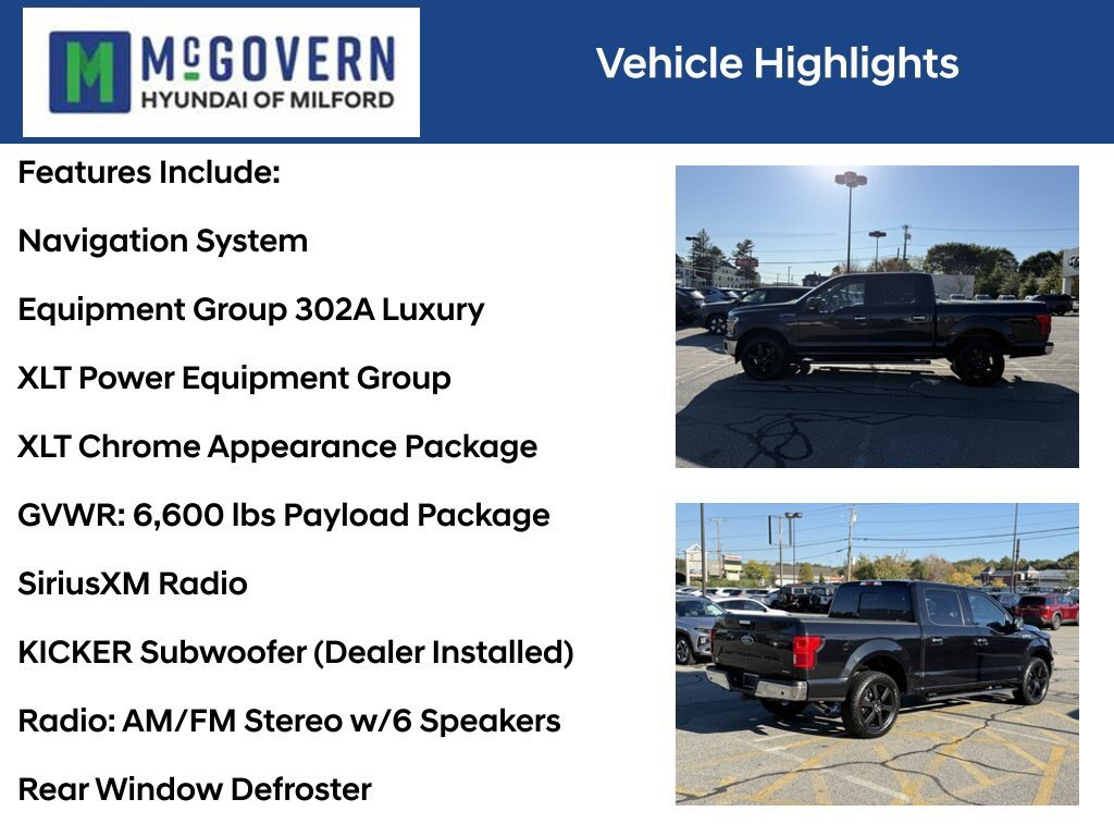 Used 2020 Ford F150 XLT w/ Equipment Group 302A Luxury AWD/4WD image 4