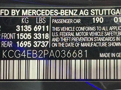 Certified 2023 Mercedes-Benz EQS 580 580 image 39