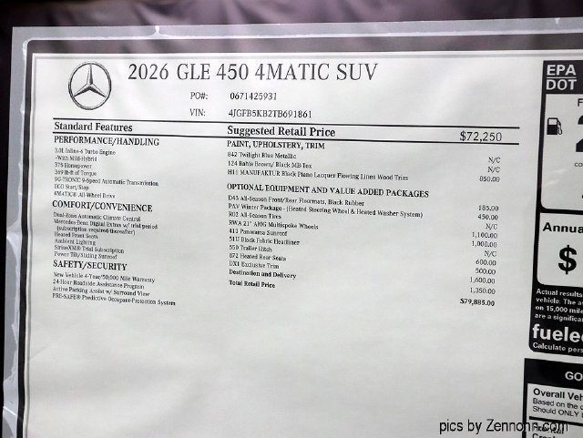 New 2026 Mercedes-Benz GLE 450 4MATIC image 29