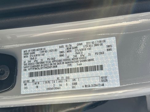 New 2026 Ford F150 XLT w/ Equipment Group 302A MID image 30