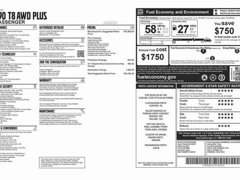 Used 2025 Volvo XC90 T8 Plus w/ Protection Package Premier image 4