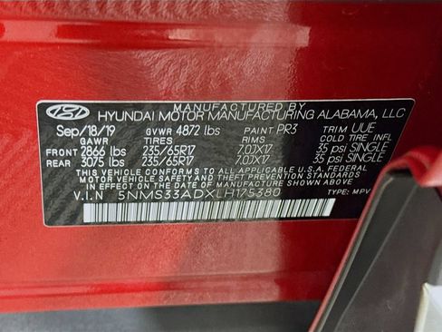 Used 2020 Hyundai Santa Fe SEL FWD image 34
