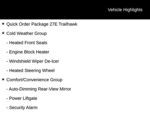 Used 2019 Jeep Cherokee Trailhawk w/ Comfort/Convenience Group AWD/4WD image 5