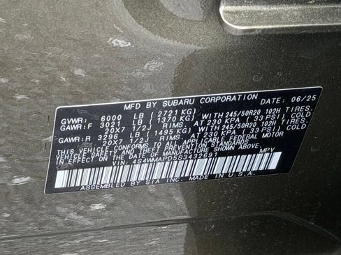 Used 2025 Subaru Ascent Limited AWD/4WD image 42