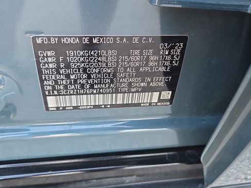 Certified 2023 Honda HR-V EX-L image 38