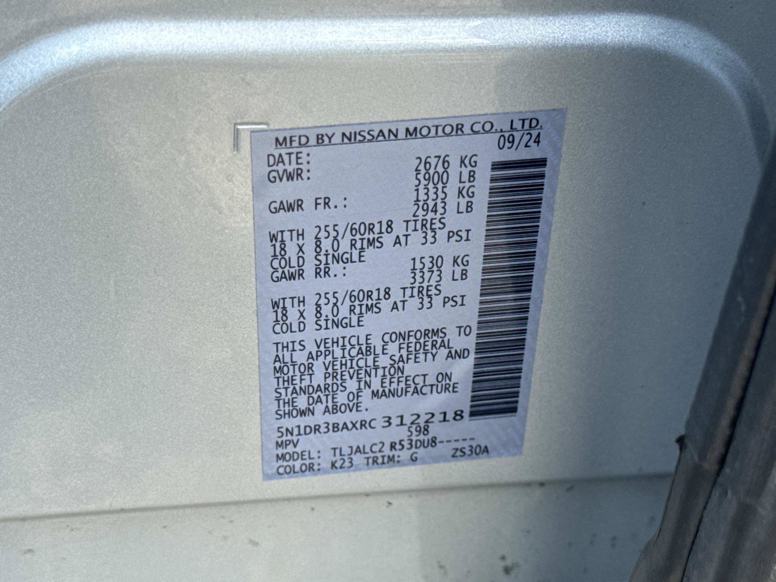 Used 2024 Nissan Pathfinder SV FWD image 30