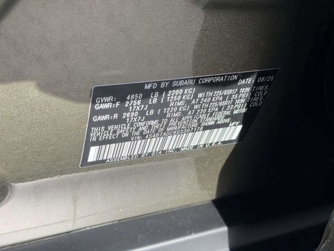 Used 2025 Subaru Outback Premium w/ Popular Package #1A image 27