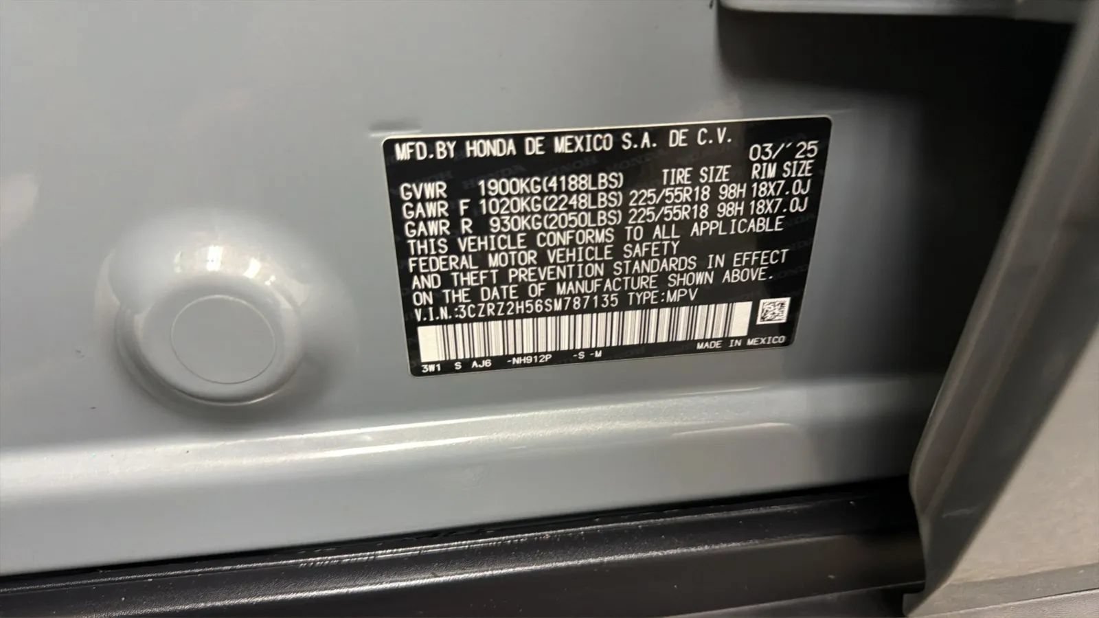 Used 2025 Honda HR-V Sport image 30