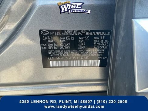 Used 2020 Hyundai Santa Fe SE AWD/4WD image 29