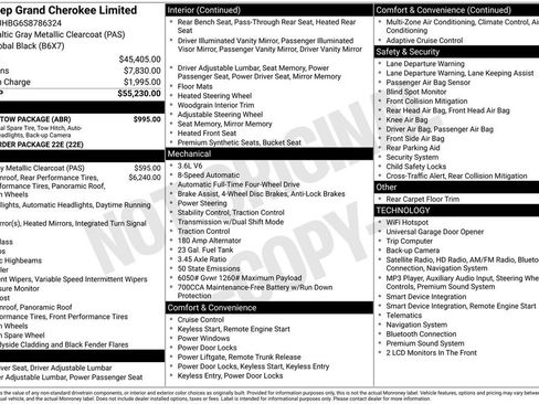 Used 2025 Jeep Grand Cherokee Limited w/ Trailer Tow Package AWD/4WD image 26