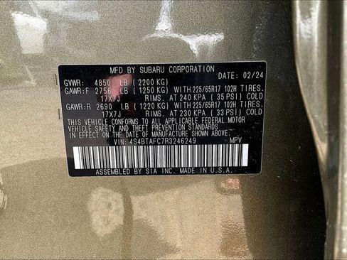 Used 2024 Subaru Outback Premium AWD/4WD image 17