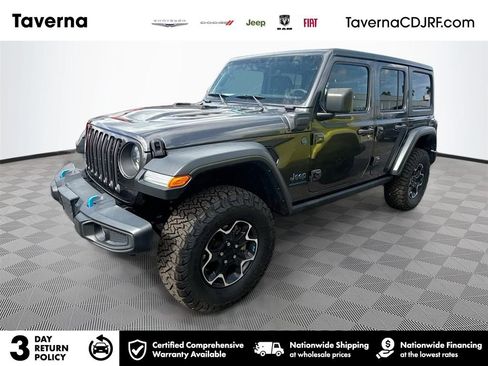 Used 2023 Jeep Wrangler Unlimited Rubicon 4xe AWD/4WD image 1