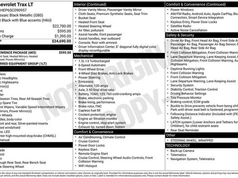Certified 2025 Chevrolet Trax LT w/ LT Convenience Package FWD image 33