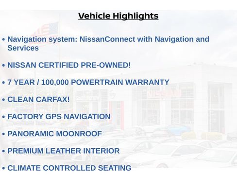Certified 2024 Nissan Murano Platinum w/ Cargo Package FWD image 11