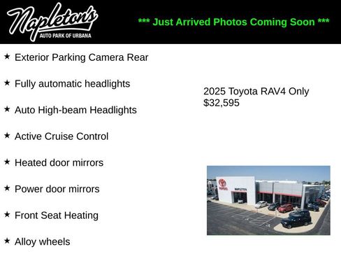 Used 2025 Toyota RAV4 XLE w/ Weather Package FWD image 2
