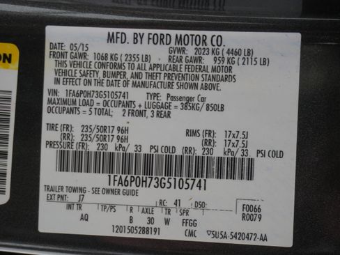 Used 2016 Ford Fusion SE FWD image 28