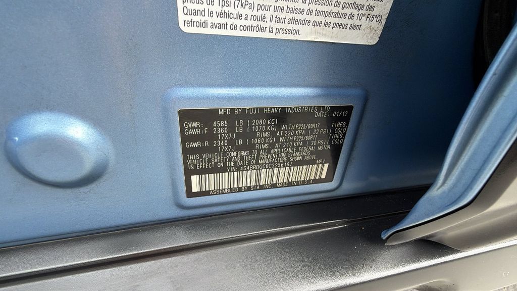 Used 2012 Subaru Outback 2.5i Premium AWD/4WD image 33