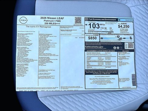 New 2026 Nissan Leaf Platinum+ image 21