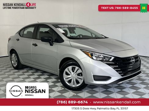 Certified 2025 Nissan Versa S w/ Trunk Package FWD image 1