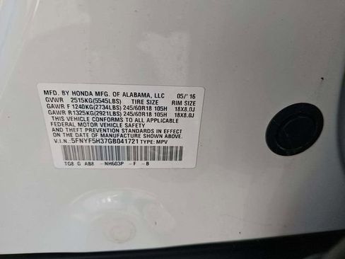 Used 2016 Honda Pilot EX image 8