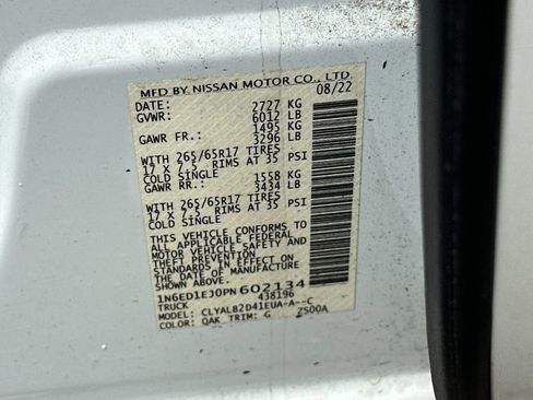 Used 2023 Nissan Frontier SV w/ Technology Package image 22