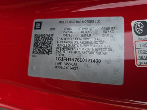 Used 2020 Chevrolet Camaro SS image 21