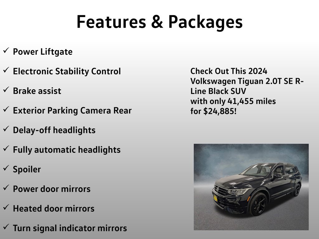 Used 2024 Volkswagen Tiguan SE R-Line FWD image 16