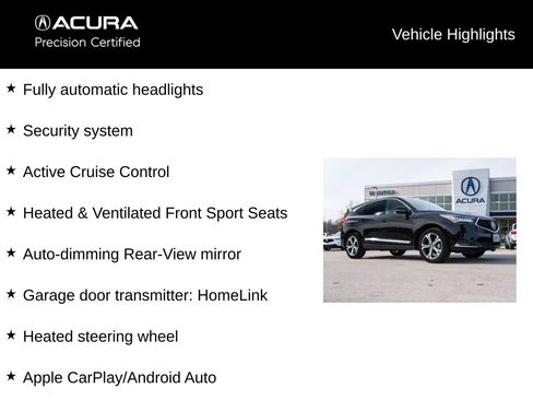 Certified 2023 Acura RDX AWD w/ Advance Package image 17