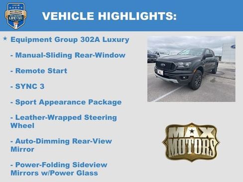 Used 2019 Ford Ranger XLT w/ Equipment Group 302A Luxury AWD/4WD image 6