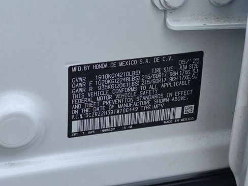 Certified 2026 Honda HR-V LX image 32