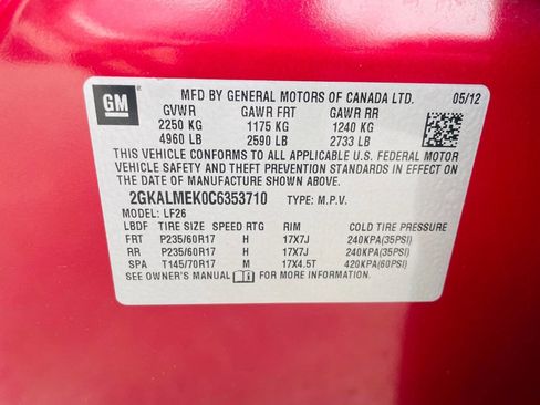 Used 2012 GMC Terrain SLE image 22