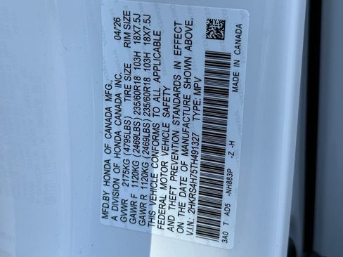 Certified 2026 Honda CR-V EX-L image 28