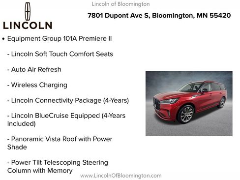 New 2026 Lincoln Aviator AWD w/ Jet Appearance Package image 5