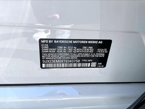 New 2026 BMW X7 xDrive40i w/ M Sport Package image 19