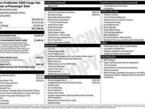 New 2026 RAM ProMaster 3500 w/ Crew Van Package image 3