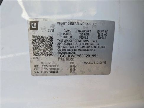 Used 2018 Chevrolet Silverado 2500 LTZ w/ Duramax Plus Package image 29