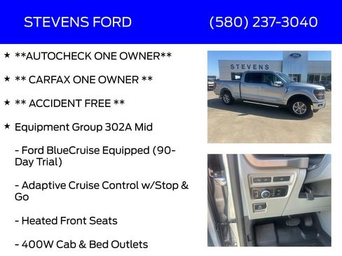 Used 2024 Ford F150 XLT w/ Equipment Group 302A MID image 6