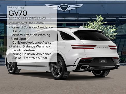 New 2026 Genesis GV70 3.5T Sport Prestige AWD/4WD image 7