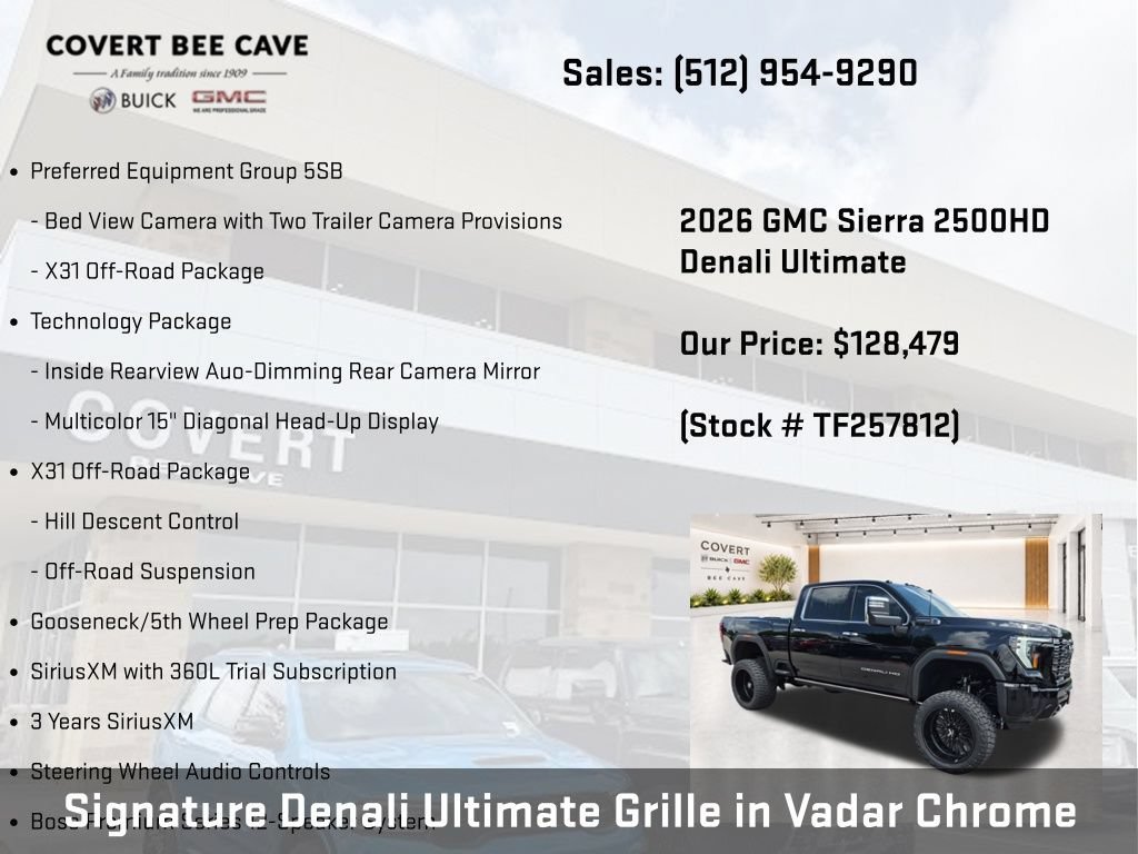 New 2026 GMC Sierra 2500 Denali Ultimate AWD/4WD image 30