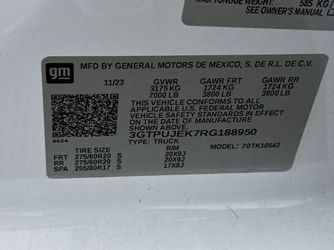 Used 2024 GMC Sierra 1500 Elevation AWD/4WD image 12