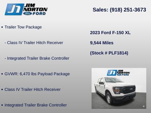 Used 2023 Ford F150 XL w/ Trailer Tow Package AWD/4WD image 8