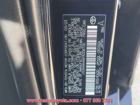 Certified 2023 Toyota Mirai w/ Advanced Technology Package RWD image 16