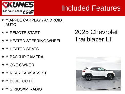 Used 2025 Chevrolet TrailBlazer LT AWD/4WD image 2