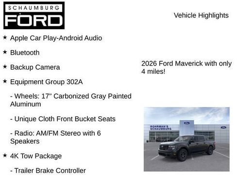 New 2026 Ford Maverick XLT w/ XLT Luxury Package AWD/4WD image 8