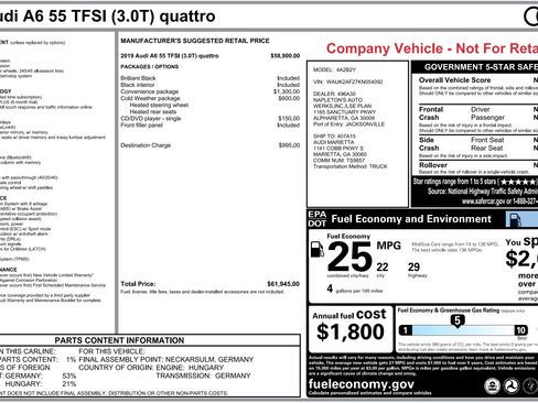 Used 2019 Audi A6 3.0T Premium image 4