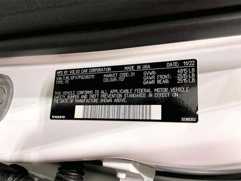 Certified 2023 Volvo S60 B5 Core w/ Climate Package image 35